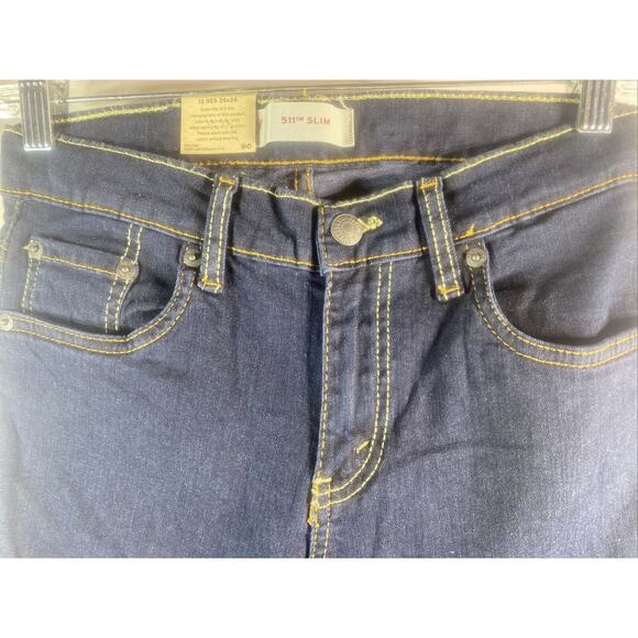 New Levi's 511 Red Tab Slim Blue Jeans Boys Size 12 Regular 26x26 NEW - Picture 6 of 6